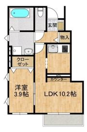朝日レジデンス荒川本郷Cの間取り画像