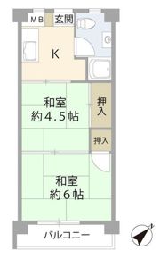 行徳マンションの間取り画像