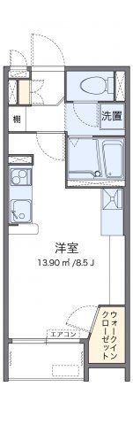 レオネクストグレイス紫蘭Ⅱの間取り画像