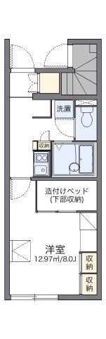 レオパレスアトリオ Bの間取り画像
