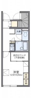 レオパレスアトリオ Bの間取り画像