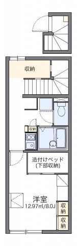 レオパレスアトリオ Bの間取り画像