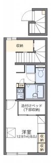 レオパレスアトリオ Bの間取り画像