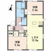 ハートフル南松永 A棟の間取り画像