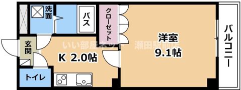 コンフォール・Mの間取り画像