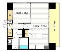 リンクハウス北梅田の間取り画像