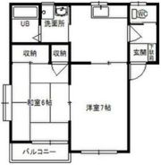 ミラハイツDの間取り画像