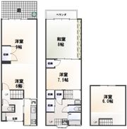 長谷川貸家（保谷団地8-84号）の間取り画像