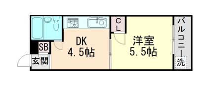 プレタメゾン岡本の間取り画像