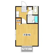 コーポUの間取り画像