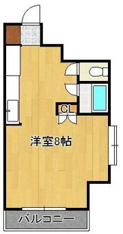 ハイファッション館 501号の間取り画像