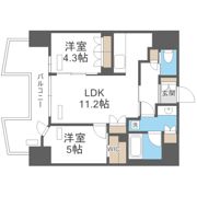 STANDZ四天王寺前夕陽丘の間取り画像