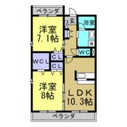 アネックス二本木の間取り画像