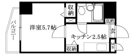 ロイヤルアネックスベイフロントの間取り画像