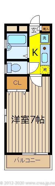 ピエス クレールの間取り画像