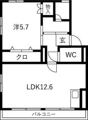 アプリⅤの間取り画像