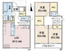 吉根貸戸建の間取り画像