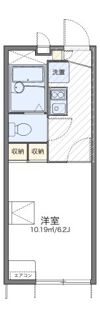 レオパレスロフテージミドリの間取り画像
