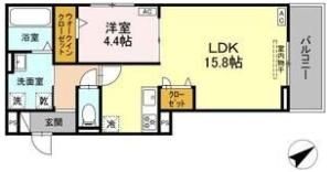 ルヴィータ川名の間取り画像