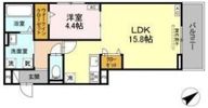 ルヴィータ川名の間取り画像