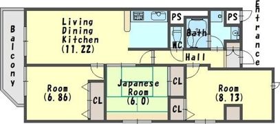 レスカーラ緑地公園の間取り画像