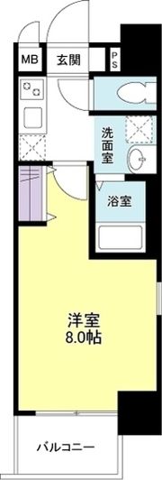 ビガーポリス143松ヶ枝町の間取り画像