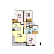 仮称D-ROOM長泉町竹原分譲PJの間取り画像