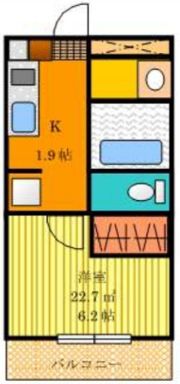 アスキー南品川の間取り画像