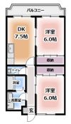 ビューテラス畷A棟の間取り画像