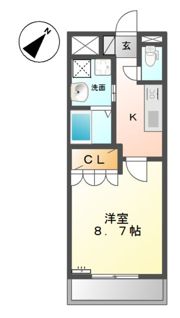 コンフォール神奈川の間取り画像