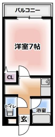 ロータリーマンション萱島西の間取り画像