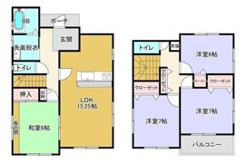 八幡町一戸建の間取り画像