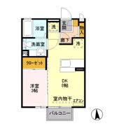 セサミコートの間取り画像