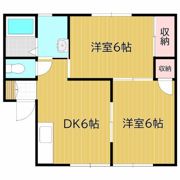 グリーンハイツ福島F棟の間取り画像