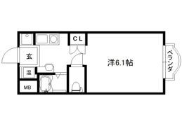 鞍馬口アイビーハウスの間取り画像