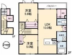 シャーメゾン来住の間取り画像