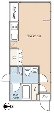 habicera秋葉原の間取り画像