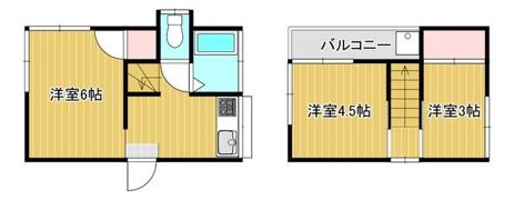 大井貸家の間取り画像