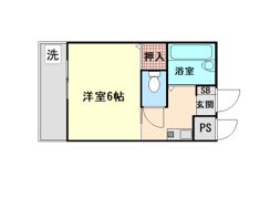 アサリハイツの間取り画像