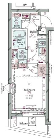 コンシェリア横濱山手 THE RESIDENCEの間取り画像