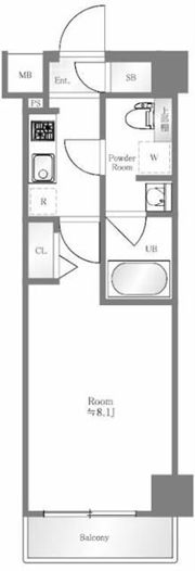 ベルシード池袋本町の間取り画像