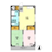 豊田マンションの間取り画像