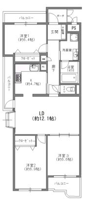 ロイヤル芦屋川の間取り画像