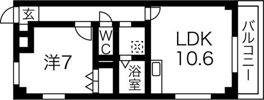 プリミエール塩付通の間取り画像