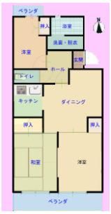 ウイニングの間取り画像