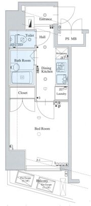 エクシム荏原中延の間取り画像