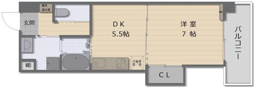 ヴィーブル駒川の間取り画像