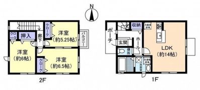パーク・クレール牛田東の間取り画像