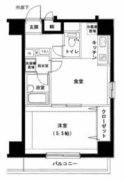 メインステージ大森本町の間取り画像