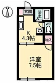 フレグランス野崎 A棟の間取り画像